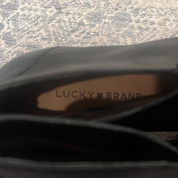 Lucky Brand Open-Toe Heeled Booties 7.5 - Picture 5 of 5